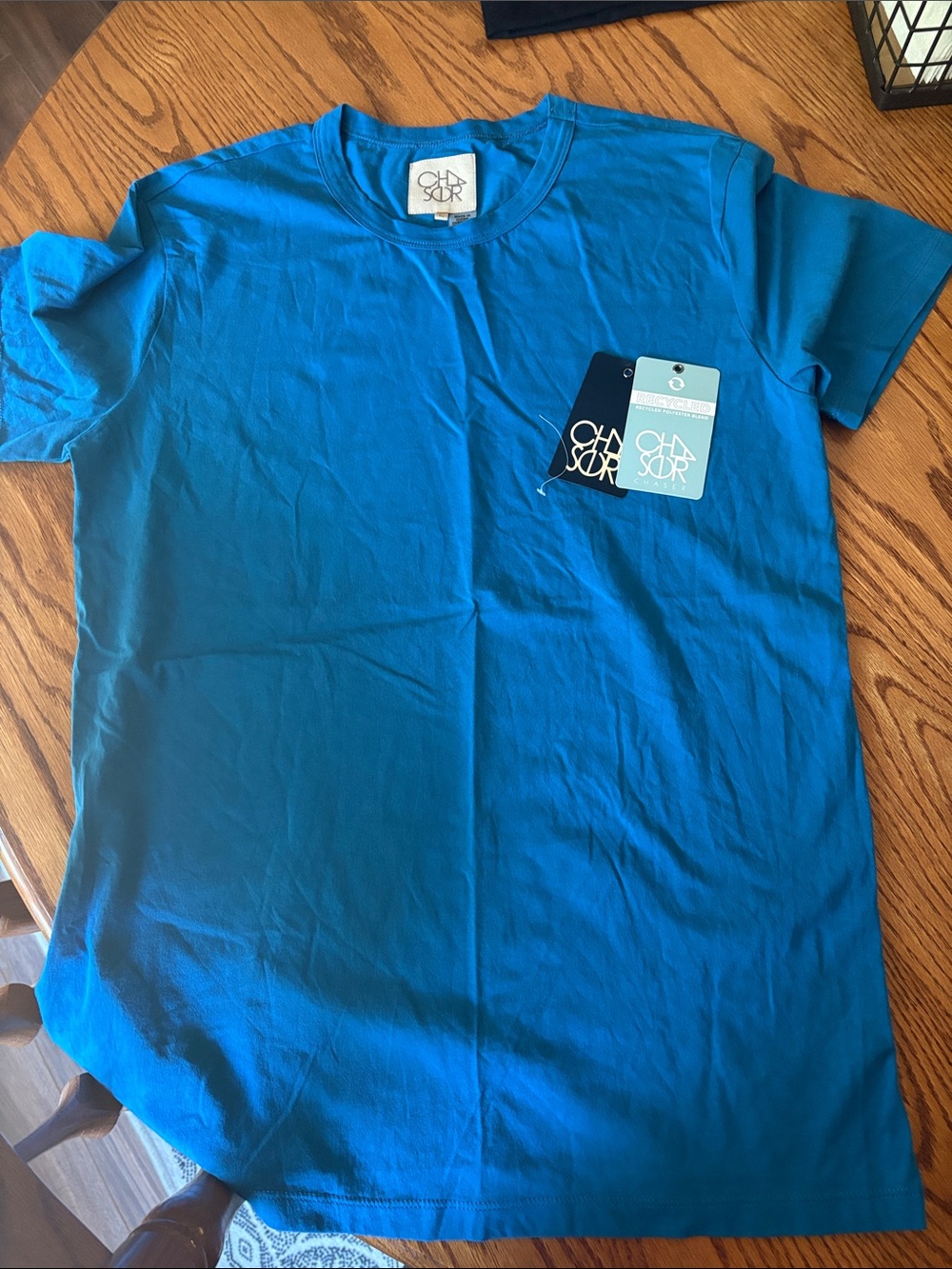 Chaser Bright Blue Short Sleeve Crewneck Tee